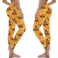 Happy Thanksgiving Turkey Leggings