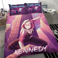 Personalized Spider Gwen Bedding Set