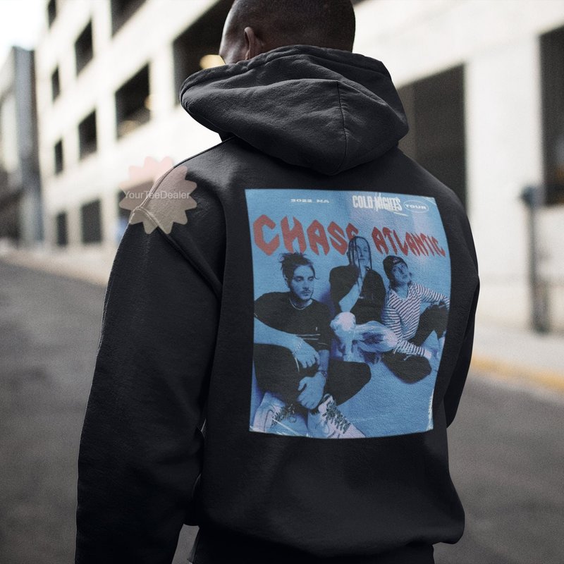 Chase Atlantic Hoodie - Beauty In Death Album Poster — Sweats à capuche pour hommes