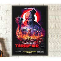 Terrifier Man Of The Hour, Terrifier Movies 2022, Damien Leone "terrifier 2" 2022 Poster — Posters & Prints