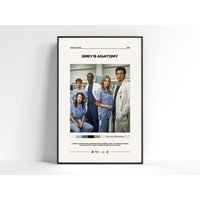 Grey's Anatomy | Minimalist Tv Series Poster