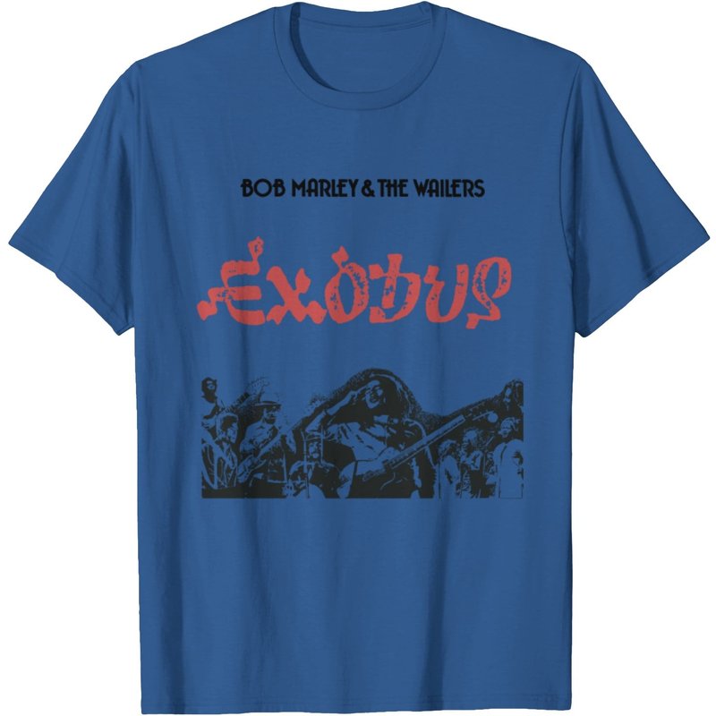 Bob Marley & The Wailers Exodus Reggae Music T Shirt — T-shirts pour hommes