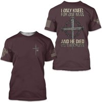 Only Kneel For One 3d Tshirt — T-shirts pour hommes