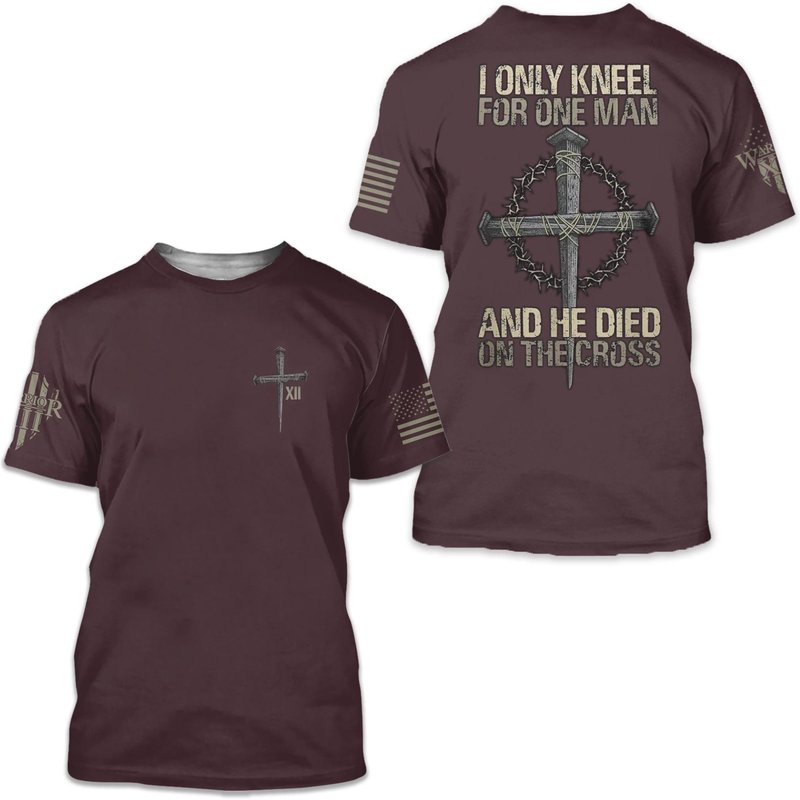 Only Kneel For One 3d Tshirt — T-shirts pour hommes