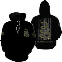 Gadsden Snake 3d Hoodie