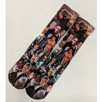 Jeff Goldblum Collage Socks — Chaussettes fantaisie