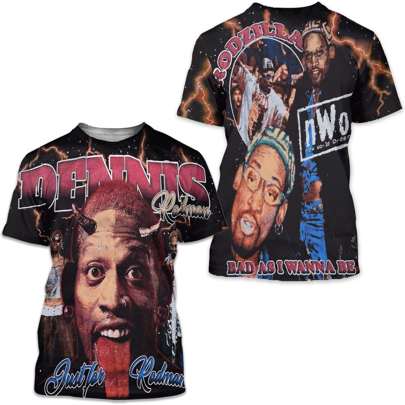 Dennis Rodman 2022 Boot T-shirt — T-shirts pour hommes