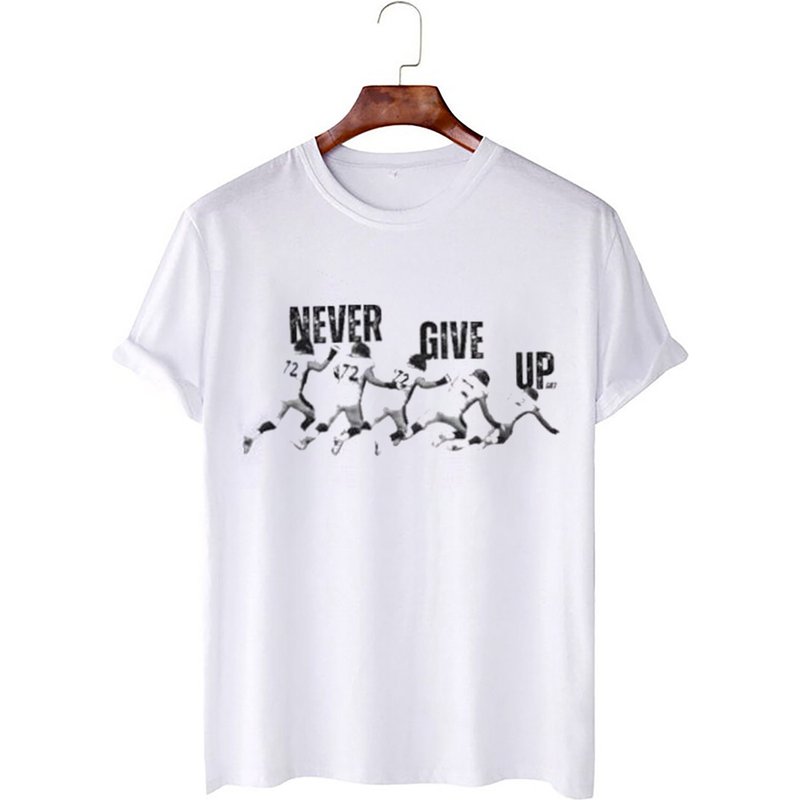 Garrett Bolles Never Give Up T-shirt — T-shirts pour hommes