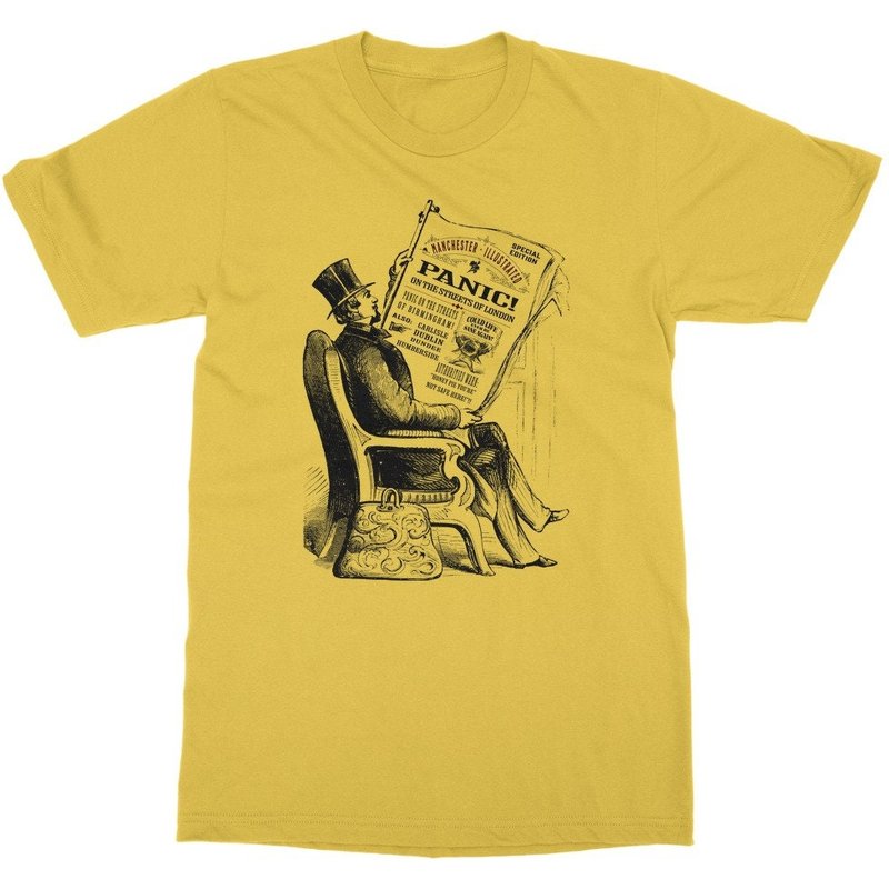 The Smiths Panic | Vintage Newspaper T-shirt — T-shirts pour hommes