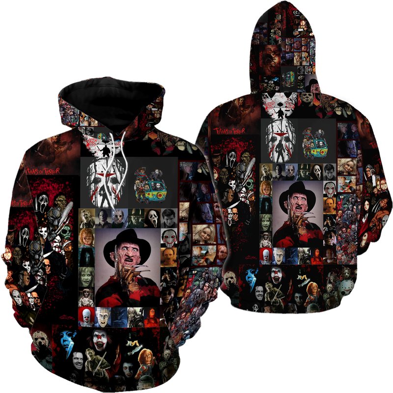Horror Movie 3d Hoodie