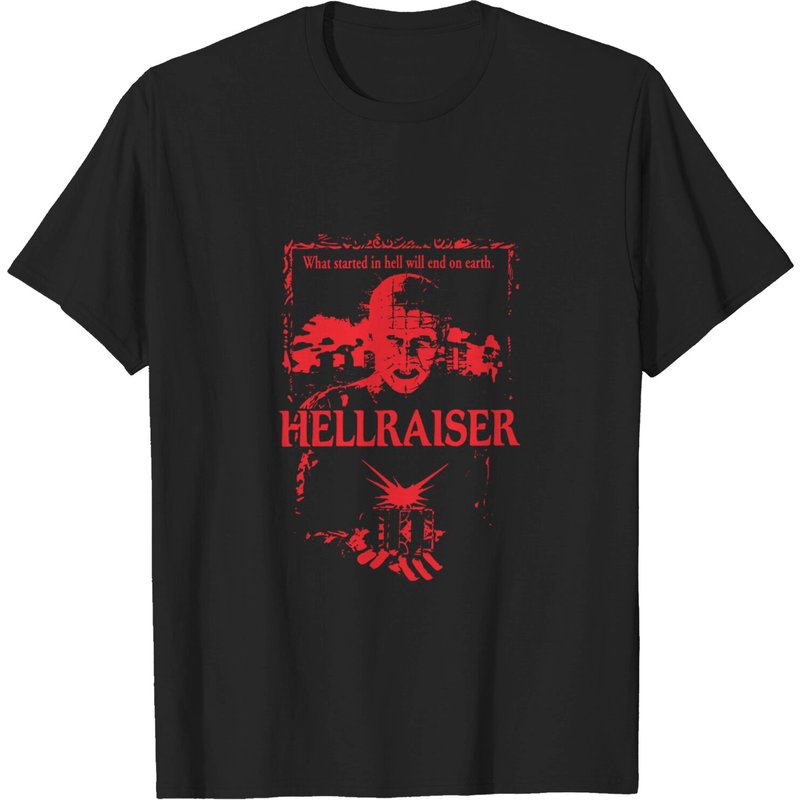 Hellraiser And His Puzzle Box Unisex Shirt — Mens T Shirts