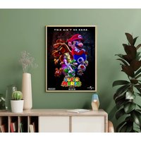 The Super Mario Bros Movie Poster, The Mario Movie Poster — Affiches et impressions