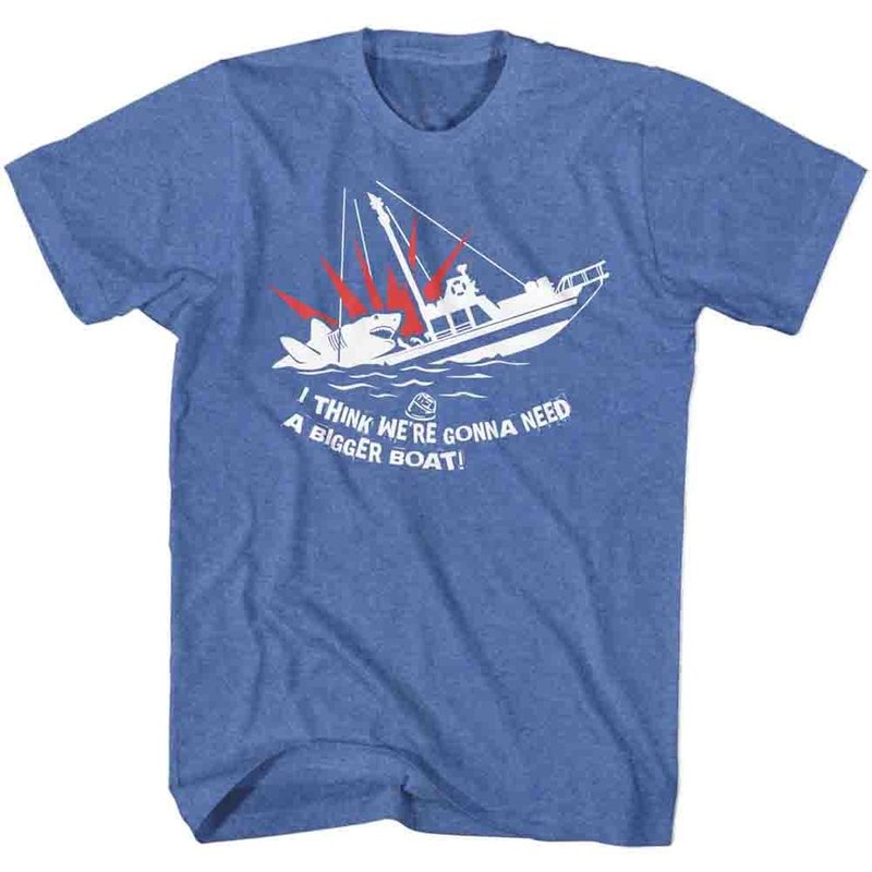 Jaws Bigger Boat T-shirt — T-shirts pour hommes