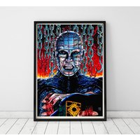 Hellraiser Pinhead Horror Poster