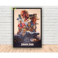 Jurassic Park Movie Poster — Affiches et impressions