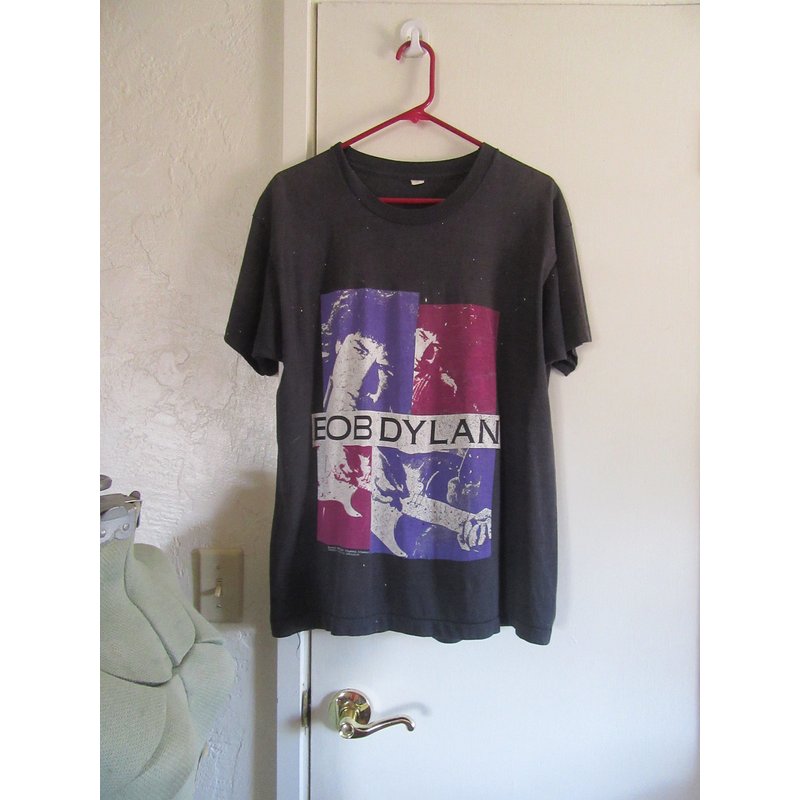 Vintage 1989 Bob Dylan Concert T Shirt — T-shirts pour hommes