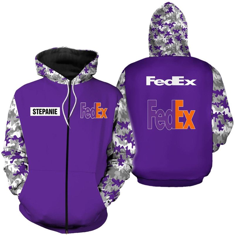Fedex 3d Zip Hoodie
