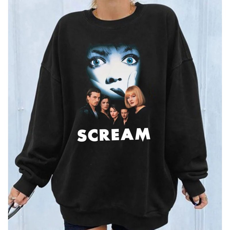 Scream Ghostface Sweatshirt, Horror Movie Sweatshirt — Sweats à capuche pour hommes