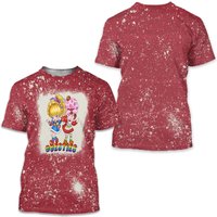 Rainbow Brite Strawberry Shortcake Besties Bleached Sublimation T-shirt — T-shirts pour hommes