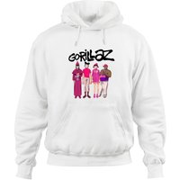 Pink Gorillaz Hoodies, North America Tour 2022 Hoodies — Sweats à capuche pour hommes
