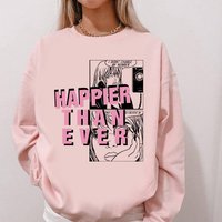 Billie Eilish Unisex Sweatshirt - Happier Than Ever Design