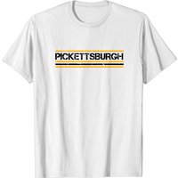Pickettsburgh Kenny Pickett White T Shirt — T-shirts pour hommes