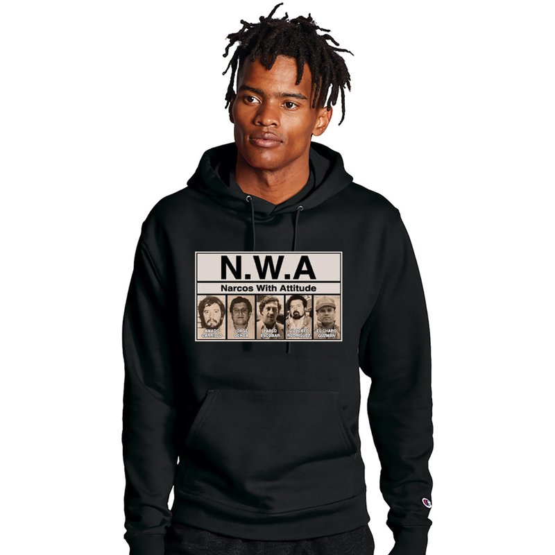 Narcos With Atitude Pablo Narcos Black Hoodie