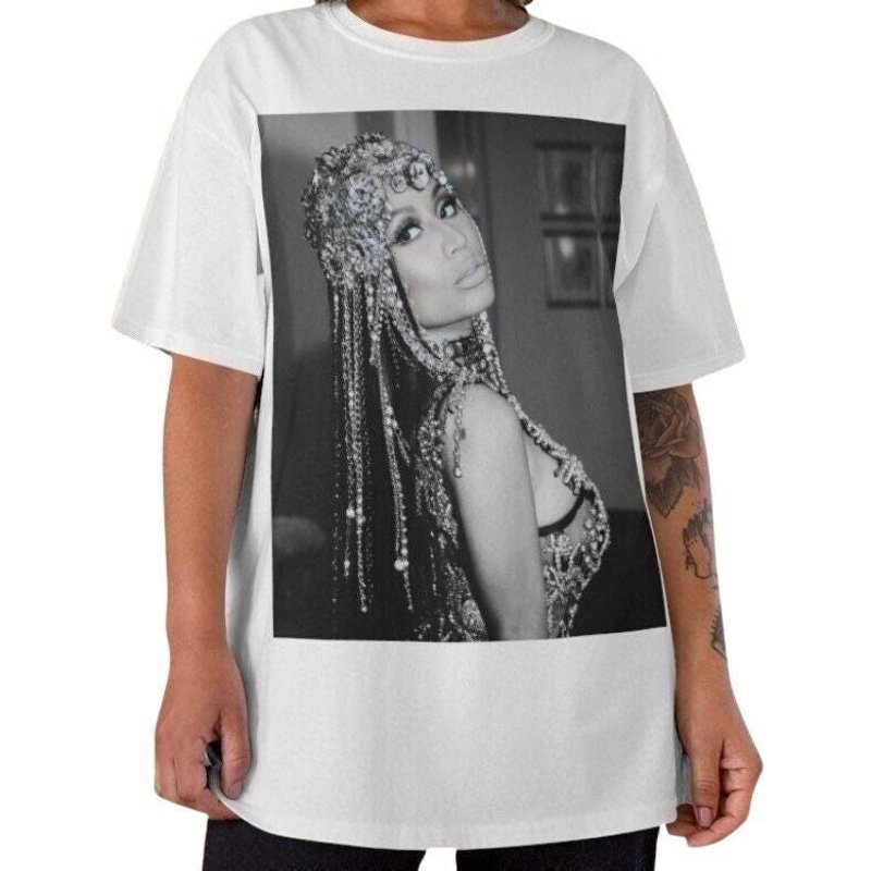 Nicki Minaj Tshirt | Queen Of Rap | Nicki Graphic Tee — T-shirts pour hommes