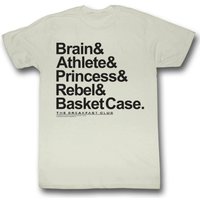 Breakfast Club New Names Natural Adult T-shirt