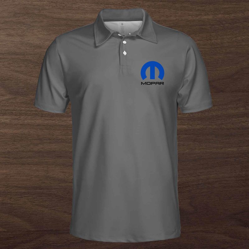 Mopar Logo Polo Shirt, Mopar Polo Shirt, Multiple Colors 16 — Mens Casual Shirts