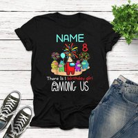 Personalized Birthday Girl Among Us T-shirt Kid Tee — T-shirts pour hommes