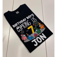 Among Us Birthday Boy Shirt
