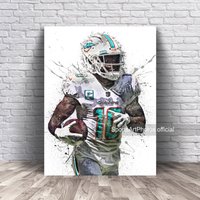Tyreek Hill Poster, Miami Dolphins — Affiches et impressions