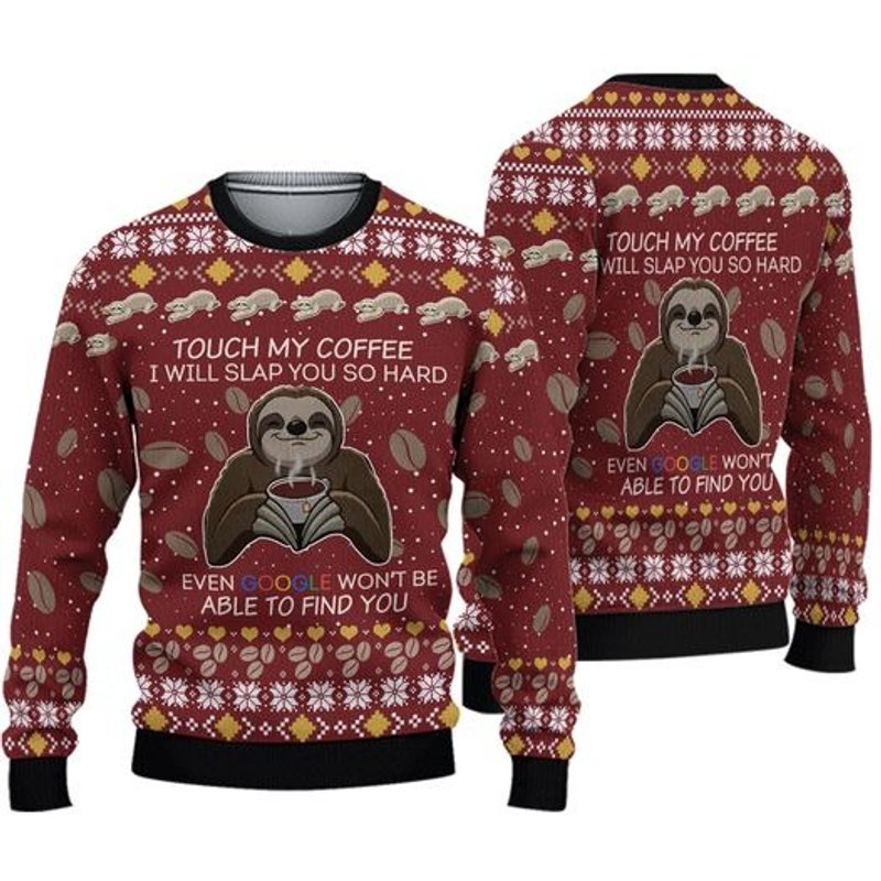 Sloth Cute Christmas Sweater