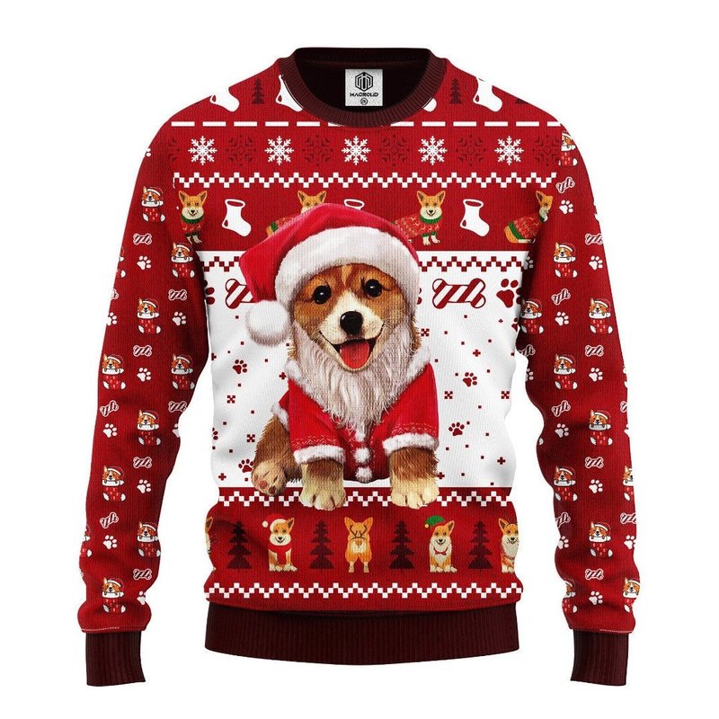 Corgi Noel Cute Christmas Ugly Sweater