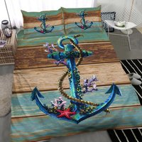 Nautical Anchor Bedding Sets — Housses de couette