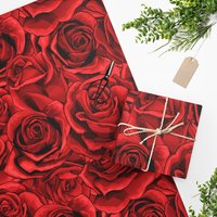 Red Roses Wrapping Papers