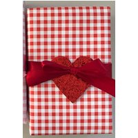 Mini Red Gingham Wrapping Paper