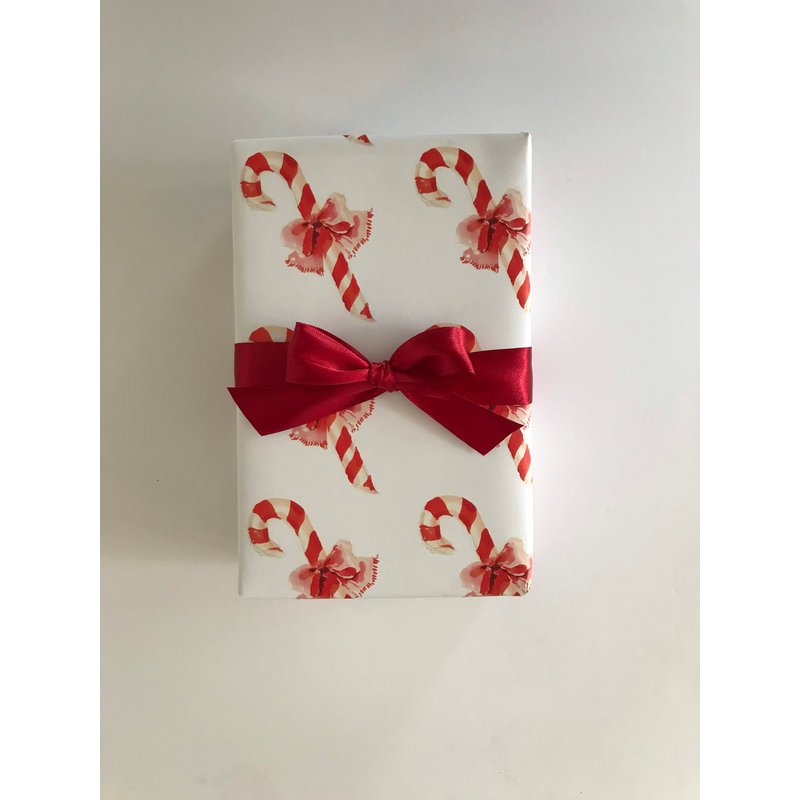 Candy Canes Wrapping Paper — Gift Wrap & Party Supplies