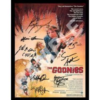 The Goonies Movie Poster With Cast Signatures — Affiches et impressions