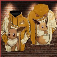 Eevee Pkm 3d Hoodie