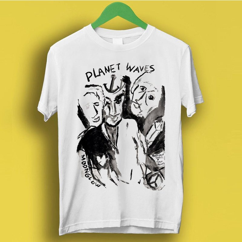 Bob Dylan Planet Waves Rock Folk Blues 70s Tee — T-shirts pour hommes