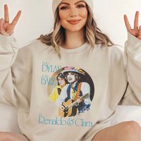 Bob Dylan & Joan Baez Sweatshirt, Bob Dylan Vintage Style Sweatshirt — Sweats à capuche pour hommes