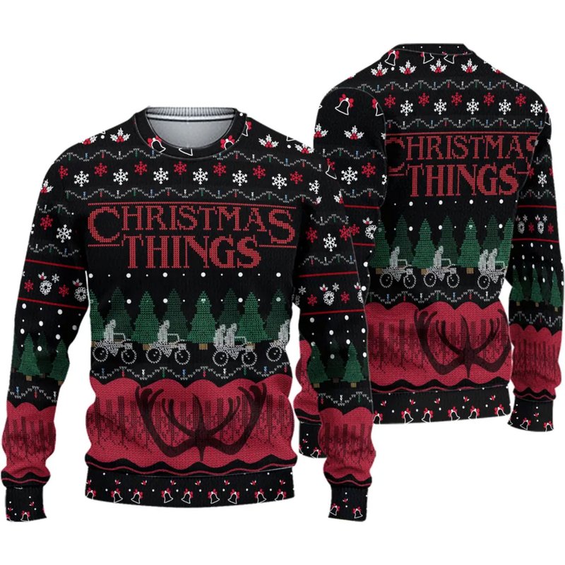 Christmas Things Knitted Christmas 3d Sweater