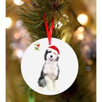 Sheepadoodle Ceramic Ornaments