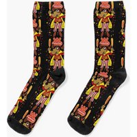 60s Wienerdog Defunct Wienerschnitze Socks — Chaussettes fantaisie