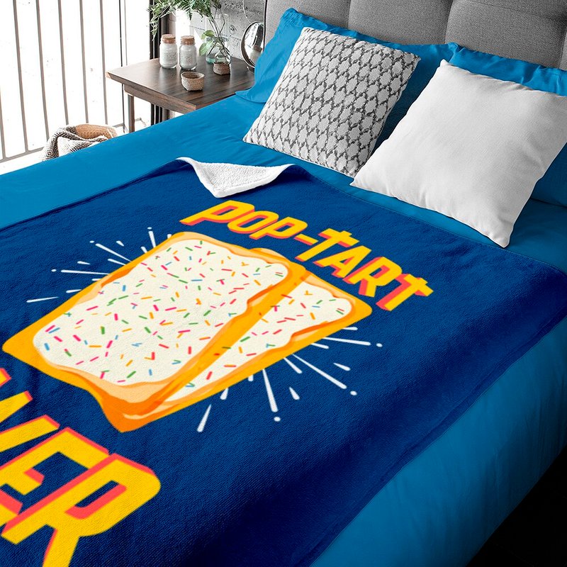 Pop Tarts Power, Bodybuilding Pre-workout Jacket Pullover Baby Blankets — Baby Blankets