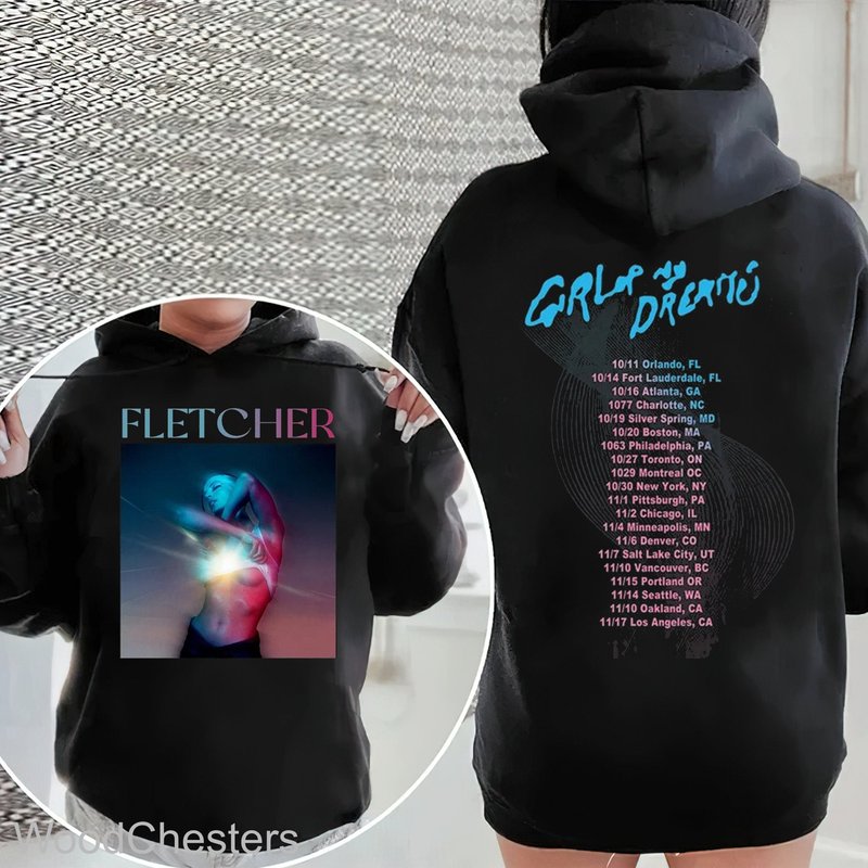 Fletcher Girl Of My Dreams Tour 2022 T-shirt, Fletcher World Tour — Sweats à capuche pour hommes
