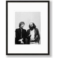 Bob Dylan And Allen Ginsberg / 1965 Photo By Larry Keenan Poster — Affiches et impressions
