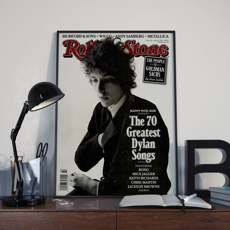Bob Dylan Poster | Rock Music Poster — Affiches et impressions